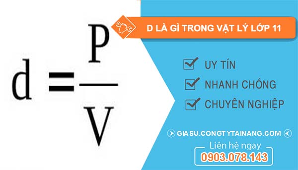 D là gì trong Vật lý?