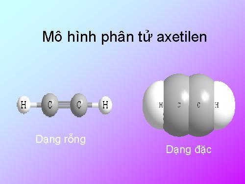 Đặc điểm cấu tạo của axetilen