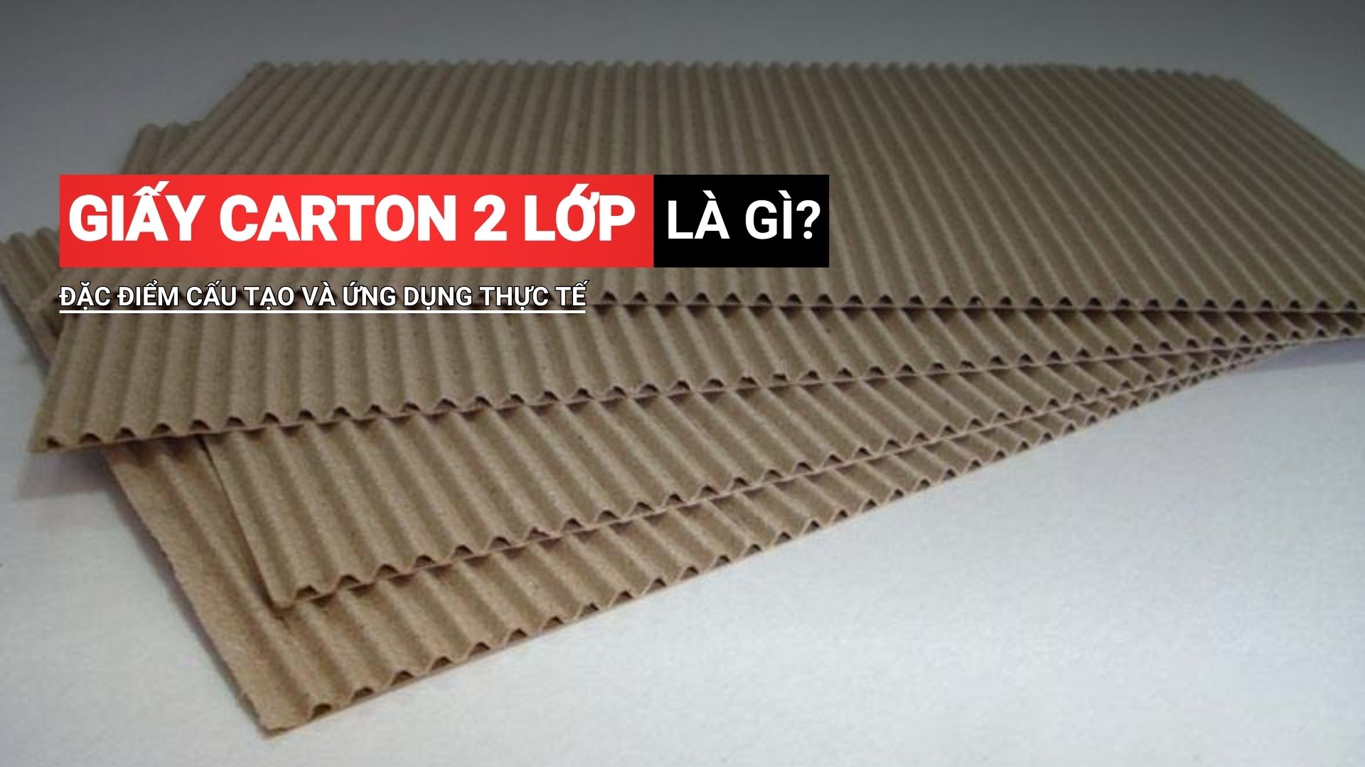 Giấy Carton 2 Lớp: Ứng Dụng, Đặc Điểm Và Giá Thành Gallery 1