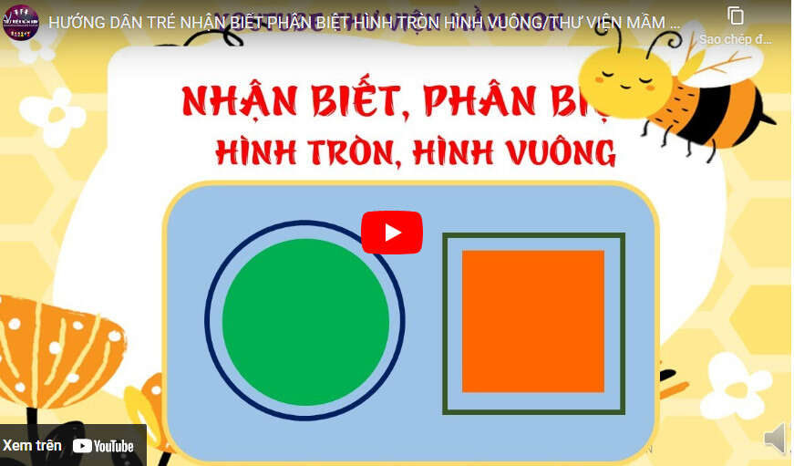 Nhận biết hình tròn và hình vuông Gallery 2