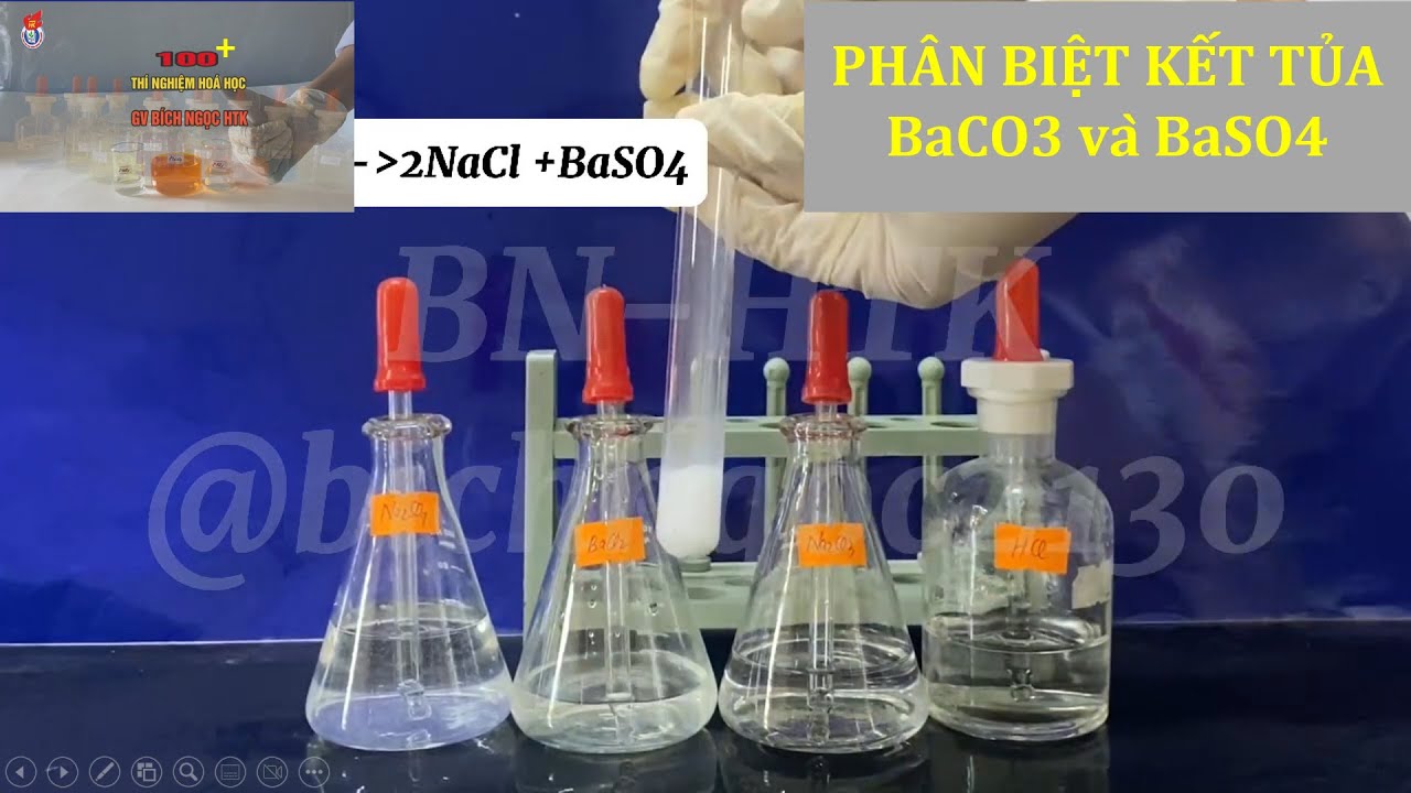 BaCO3 có kết tủa màu gì? Gallery 1