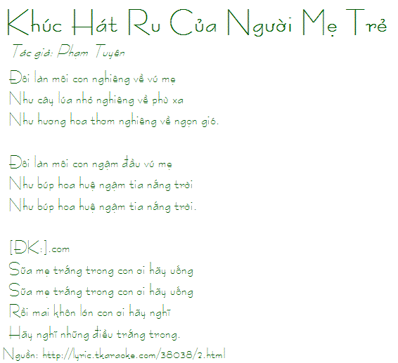 Khúc Hát Ru Của Người Mẹ Trẻ Gallery 1
