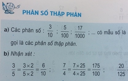 Phân số thập phân là phân số như thế nào? Gallery 1
