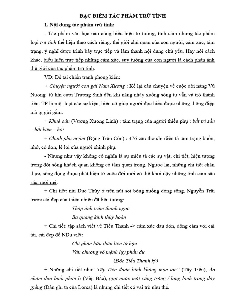 Tác phẩm trữ tình là gì? Gallery 1