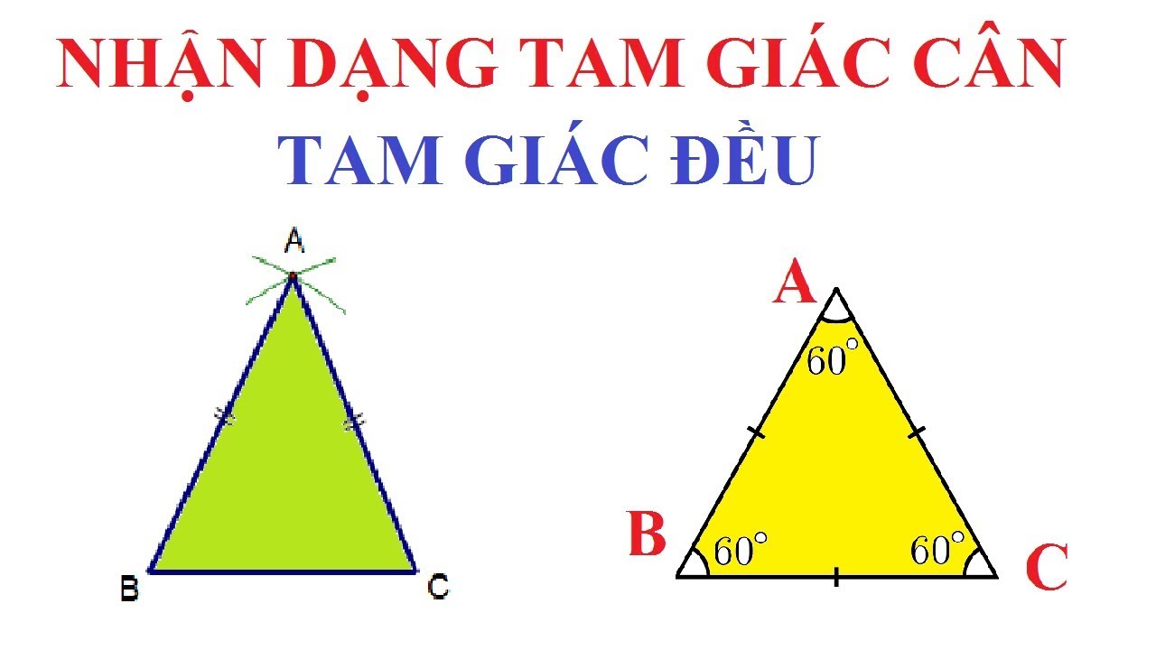 Tam giác cân là tam giác như thế nào? Gallery 1