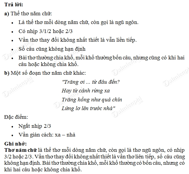Thơ 5 chữ: Khám phá vẻ đẹp ngắn gọn, tinh tế Gallery 1