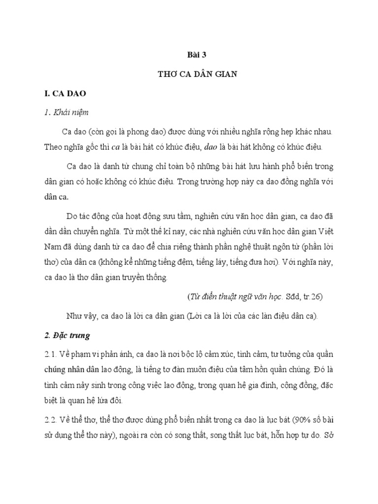 Thơ Ca Dân Gian Là Gì? Gallery 2