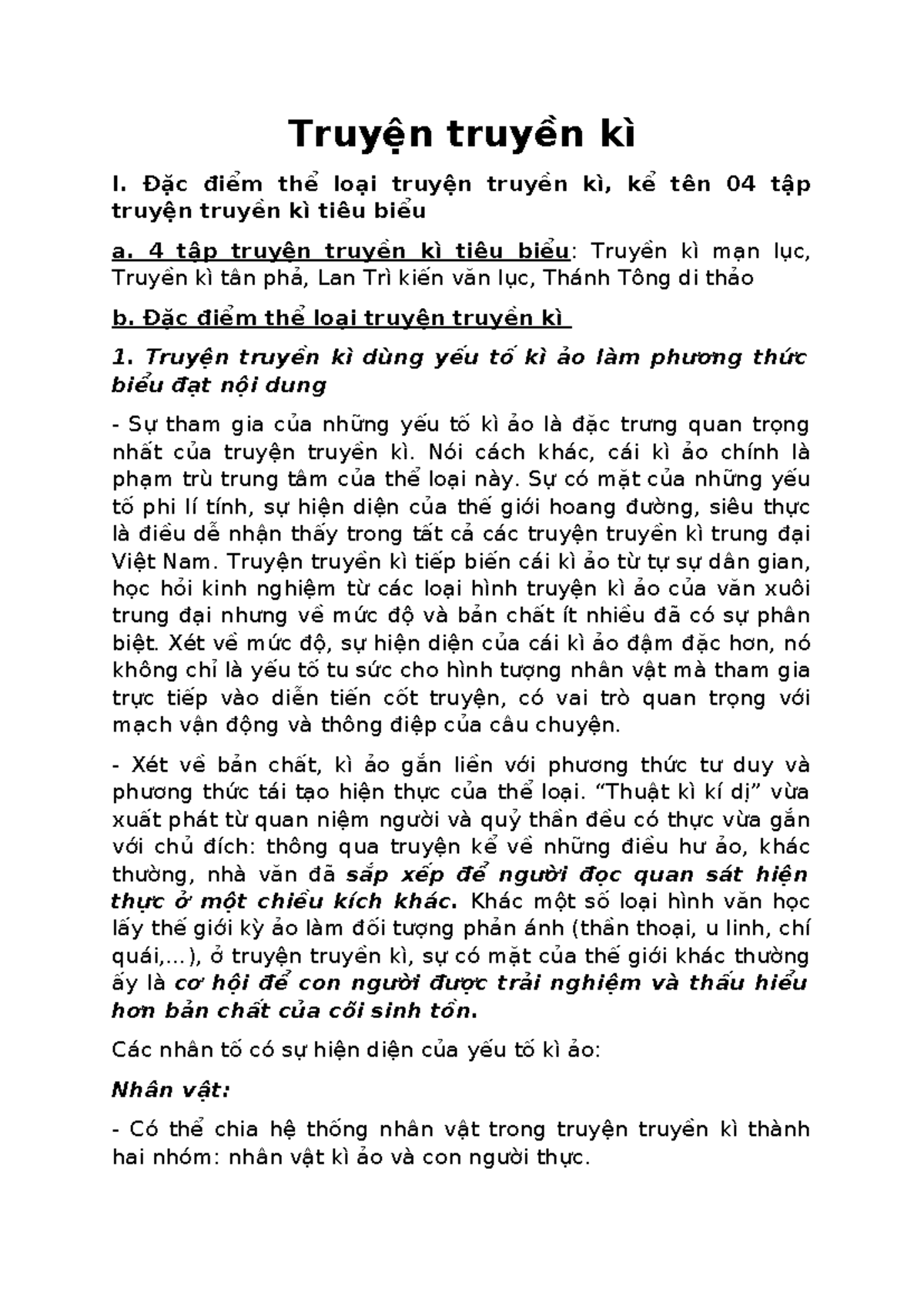 Truyện Truyền Kì Là Gì? Gallery 1