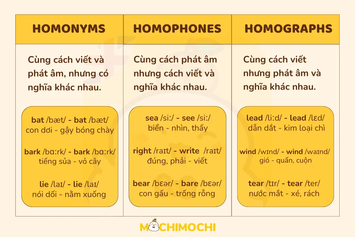 Từ đồng âm là từ như thế nào? Gallery 1