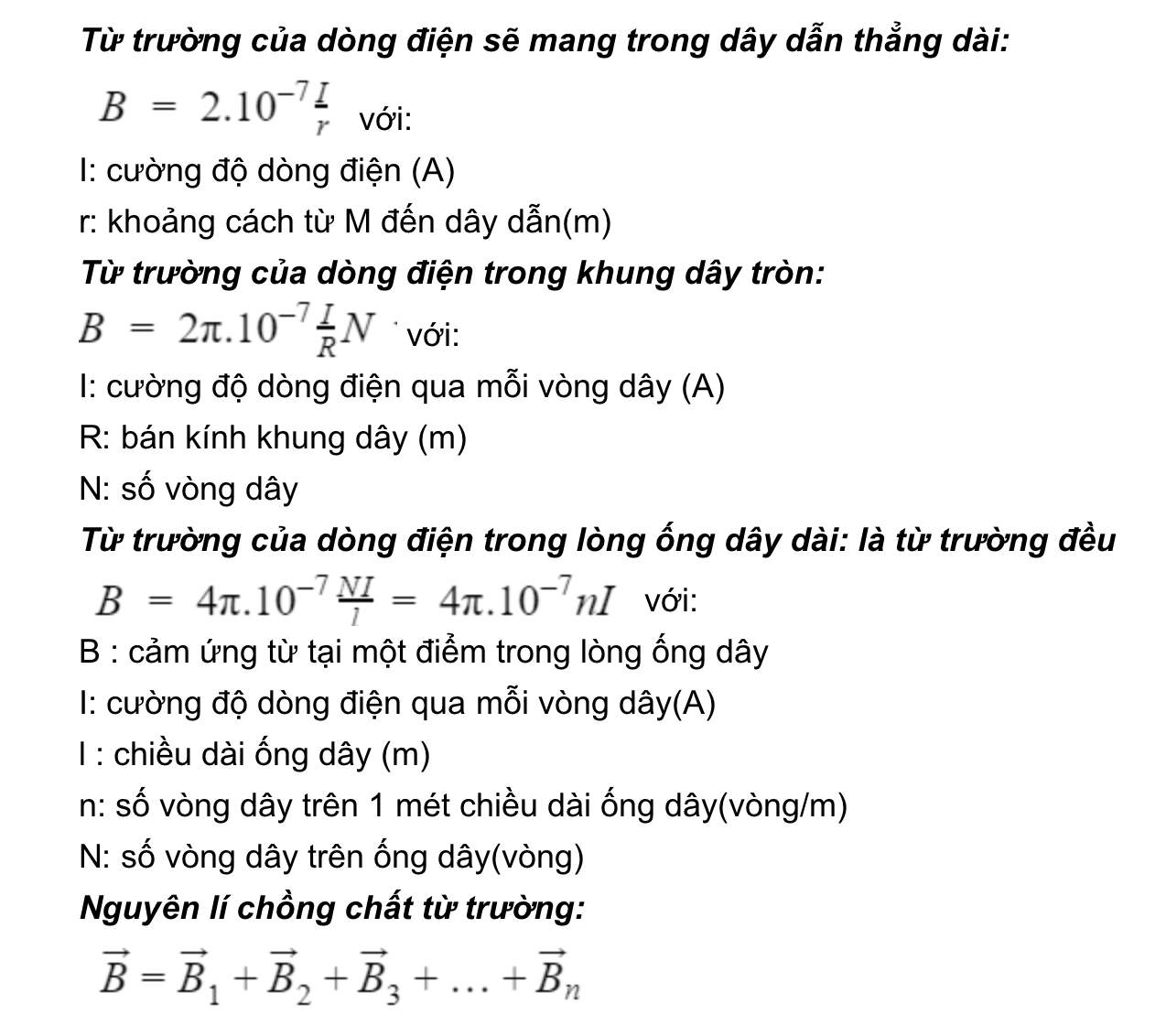 Đặc Điểm Của Từ Trường