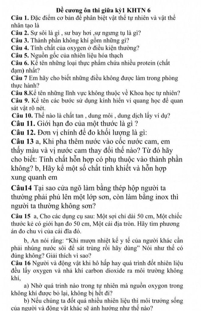 Đặc điểm cơ bản để phân biệt vật thể tự nhiên và vật thể nhân tạo Gallery 2