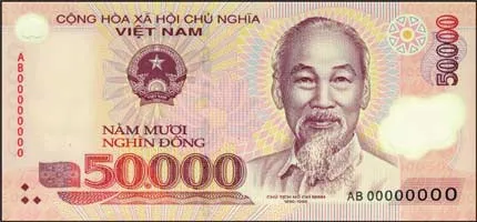 Hình ảnh tờ tiền 50.000 đồng Việt Nam Gallery 1