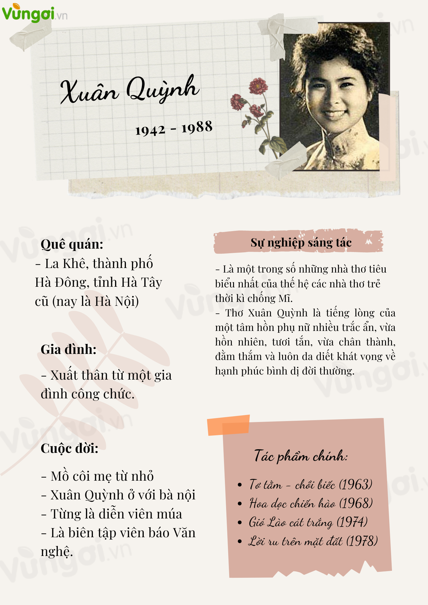 Thơ Xuân Quỳnh: Đặc điểm, phong cách và những tác phẩm tiêu biểu Gallery 1