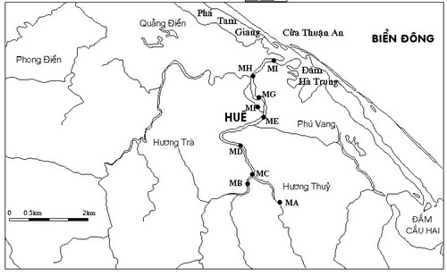 Sông Hương trên bản đồ Việt Nam Gallery 2