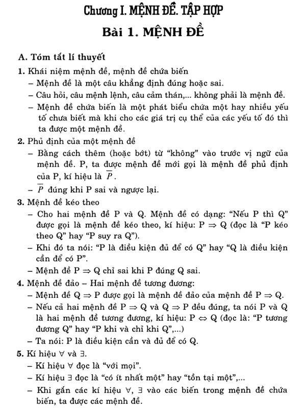 Tổng hợp kiến thức Toán 10 đầy đủ và chi tiết Gallery 1