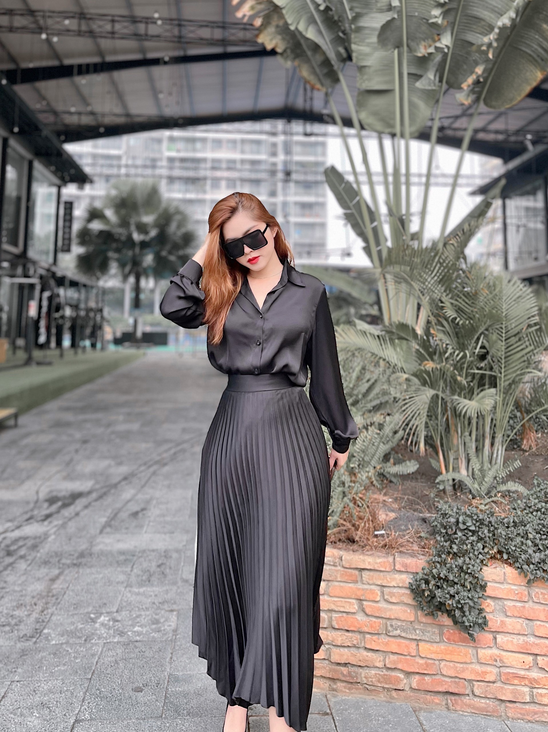 Đầm Dập Ly Sang Trọng