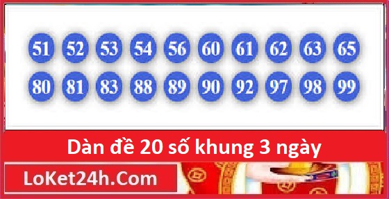 Dàn 20 Số Rồng Bạch Kim Đẹp Nhất