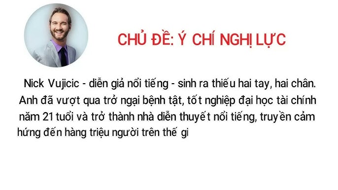 Những Dẫn Chứng Tuyệt Vời Về Ý Chí Nghị Lực