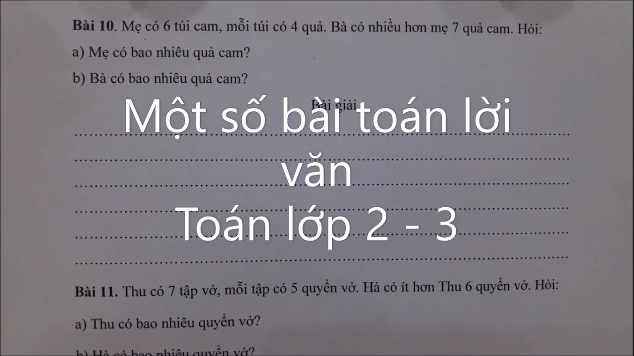Các Dạng Toán Có Lời Văn Lớp 3: Hướng Dẫn Giải Chi Tiết Gallery 2
