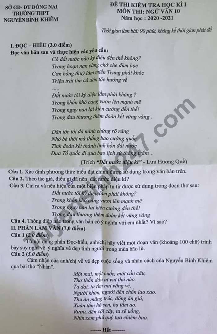 Bài Thơ Lớp 10 Học Kỳ 1: Tổng Hợp và Phân Tích Gallery 1