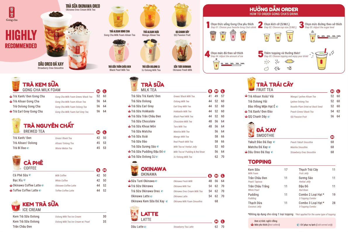Gong Cha Chi Nhánh - Hệ Thống Cửa Hàng Trên Toàn Quốc Gallery 2