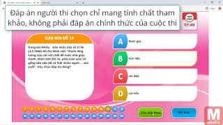 Đáp Án Cuộc Thi Học Và Làm Theo Bác