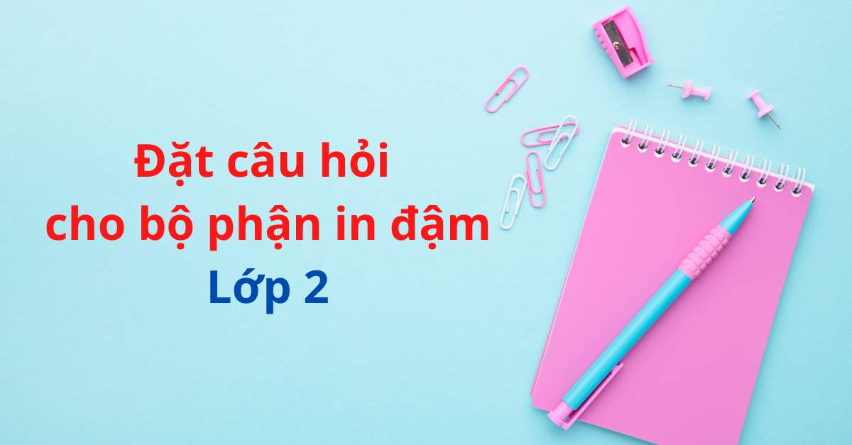 Đặt Câu Hỏi Cho Bộ Phận In Đậm Lớp 2 Tuần 27 Gallery 2