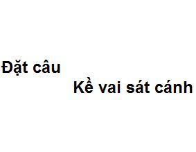 Đặt Câu Với Từ Kề Vai Sát Cánh Gallery 2