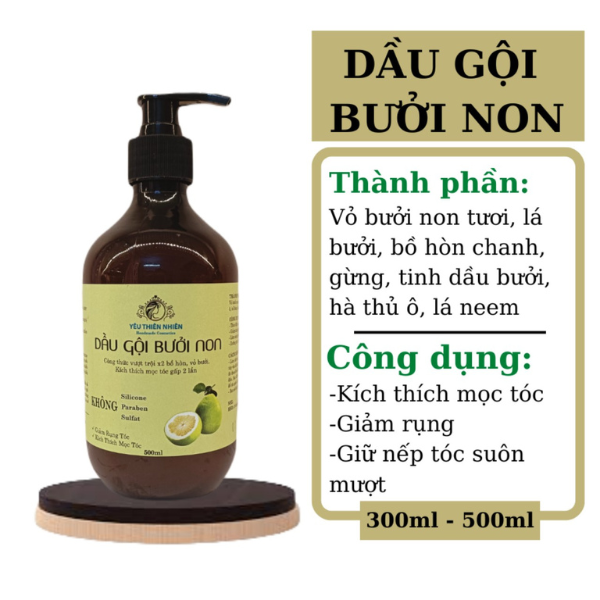 Dầu Gội Bưởi Non: Bí Quyết Cho Mái Tóc Khỏe Mạnh, Mượt Mà