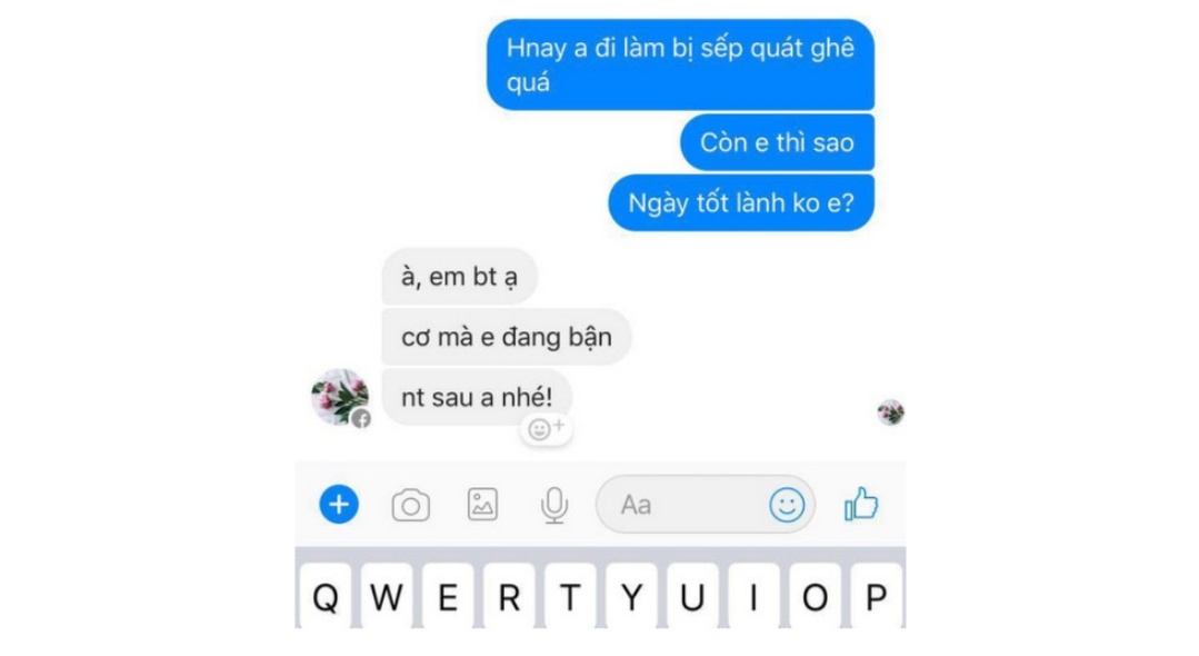 Dấu Hiệu Chàng Không Thích Bạn Qua Tin Nhắn