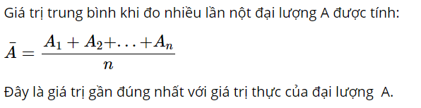 Công thức tính giá trị trung bình Gallery 2