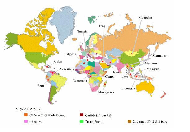 Dầu mỏ phân bố ở đâu?