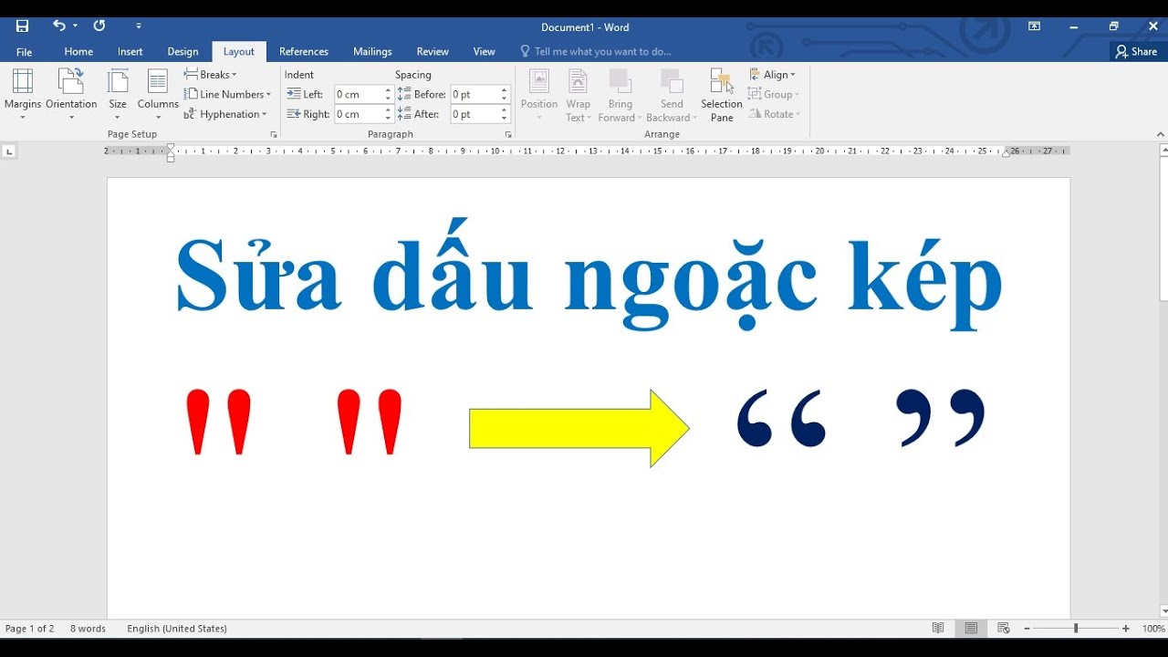 Dấu Ngoặc Kép Trong Word: Hướng Dẫn Chi Tiết Và Thủ Thuật Hay