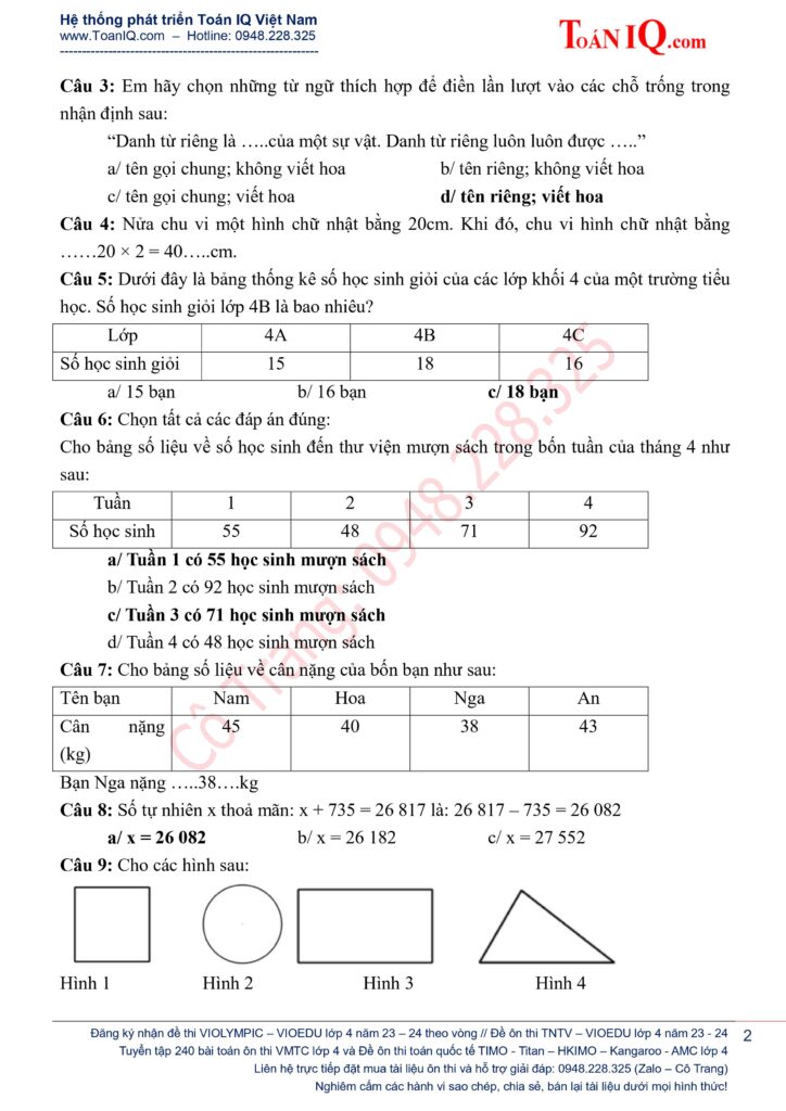 Đấu Trường Toán Học VioEdu Lớp 4: Hướng Dẫn Chi Tiết và Bí Quyết Thành Công