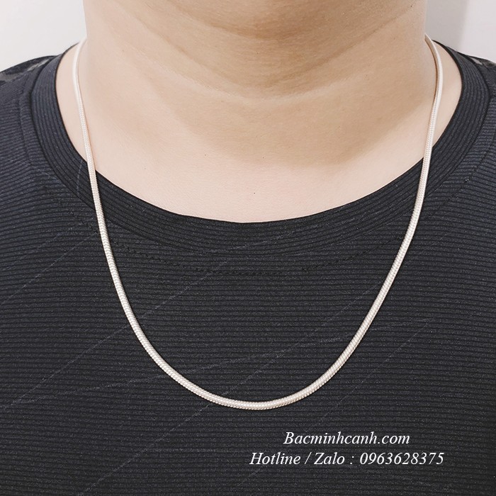 Dây Chuyền Bạc Nam Sợi Mảnh: Lựa Chọn Hoàn Hảo Cho Phong Cách Tinh Tế