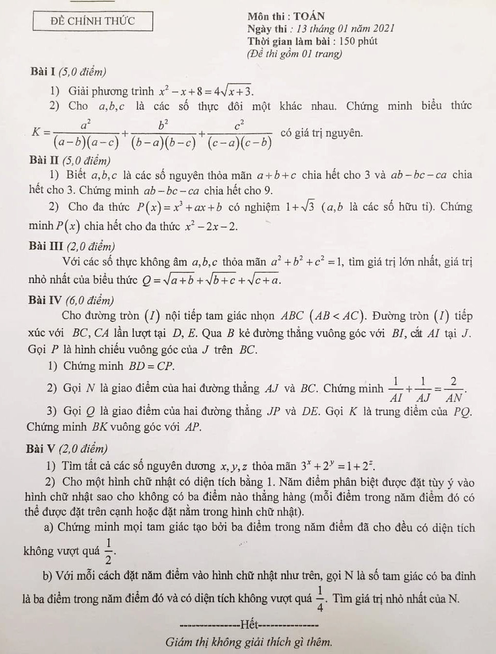 Học Sinh Giỏi Toán 9