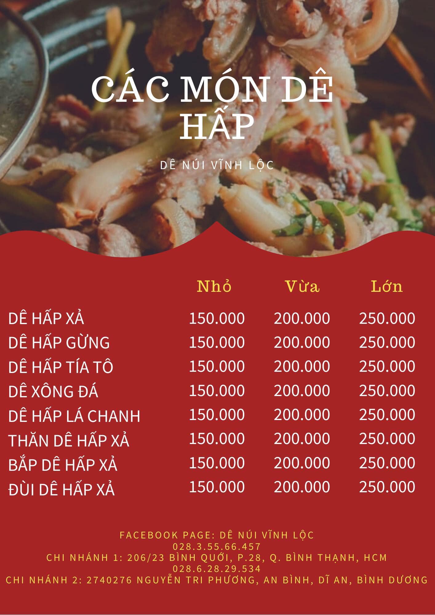 Dê Núi Vĩnh Lộc
