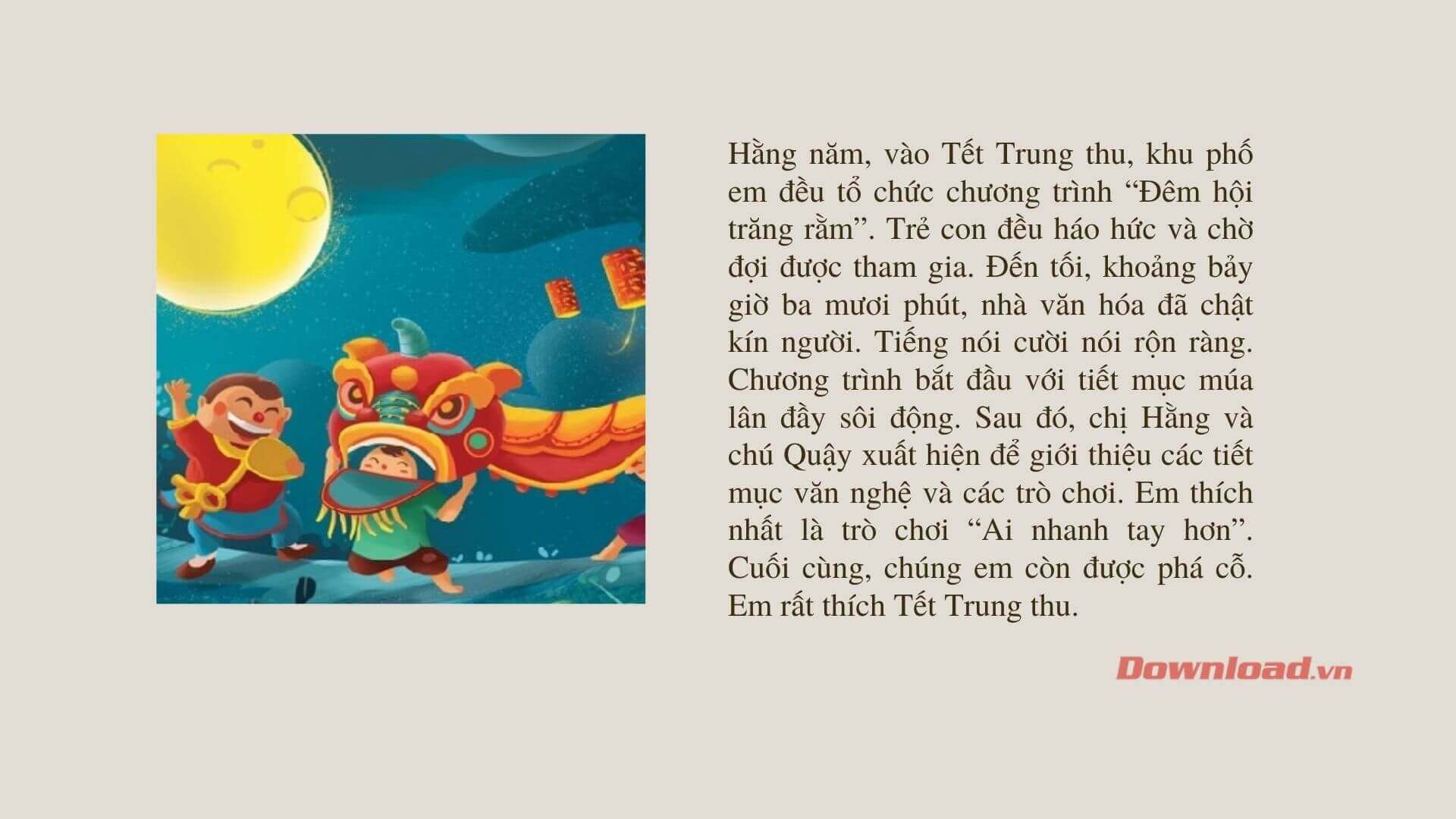 Lễ Hội Trung Thu Ở Trường Em Gallery 2