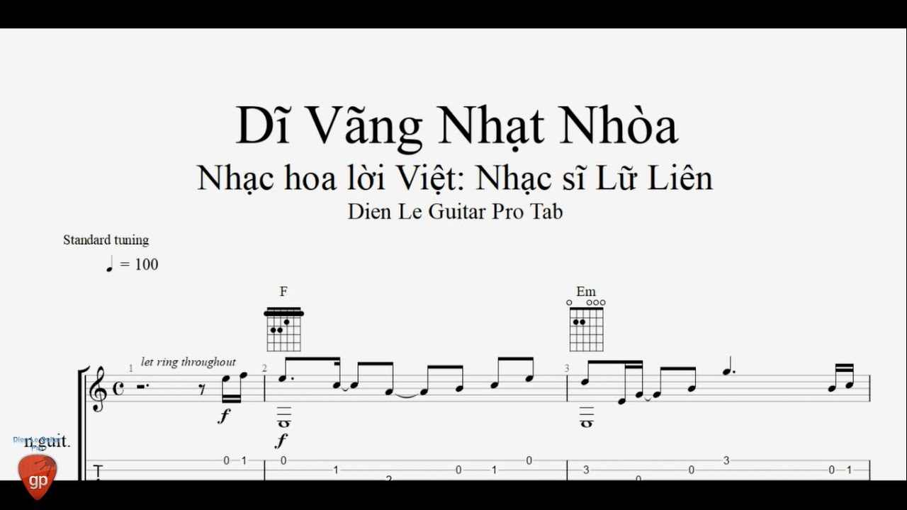 Dĩ Vãng Nhạt Nhòa Hợp Âm