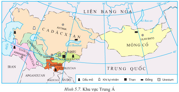 Địa hình Trung Á