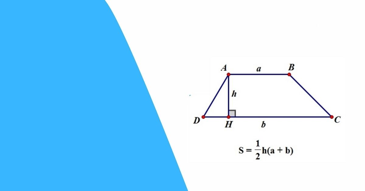 Diện tích hình thang có 2 góc vuông