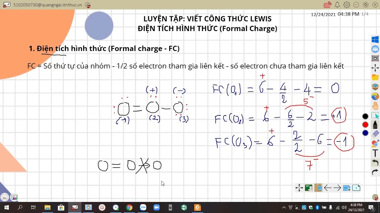 Điện tích hình thức là gì?