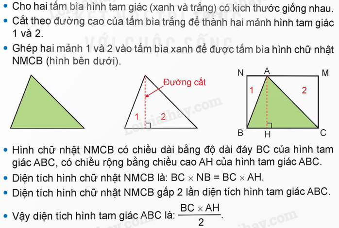 Công thức Hình Tam Giác Lớp 5 Gallery 1