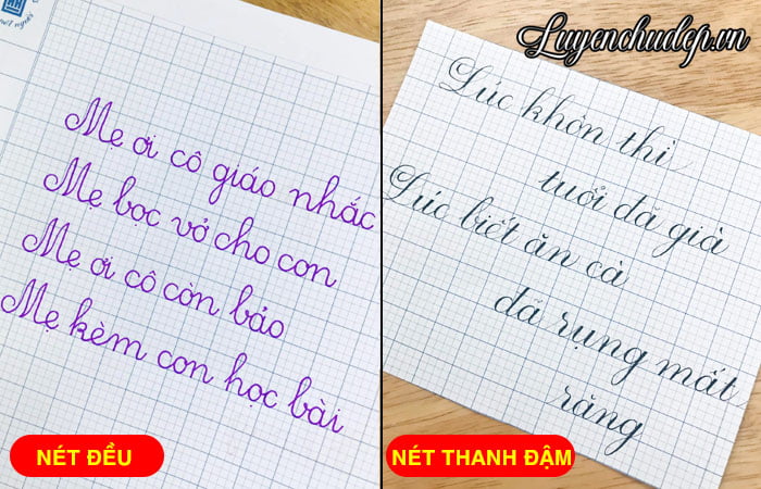 Cách Viết Nét Thanh Nét Đậm Bằng Bút Bi Gallery 2