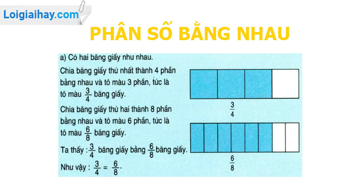 Hai phân số bằng nhau khi nào? Gallery 1