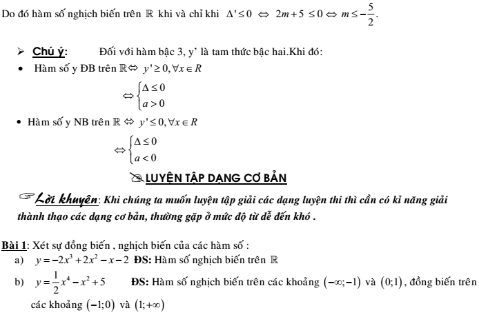 Hàm số bậc 3 đồng biến trên R khi nào? Gallery 1