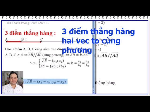 3 Vecto Thẳng Hàng Gallery 1