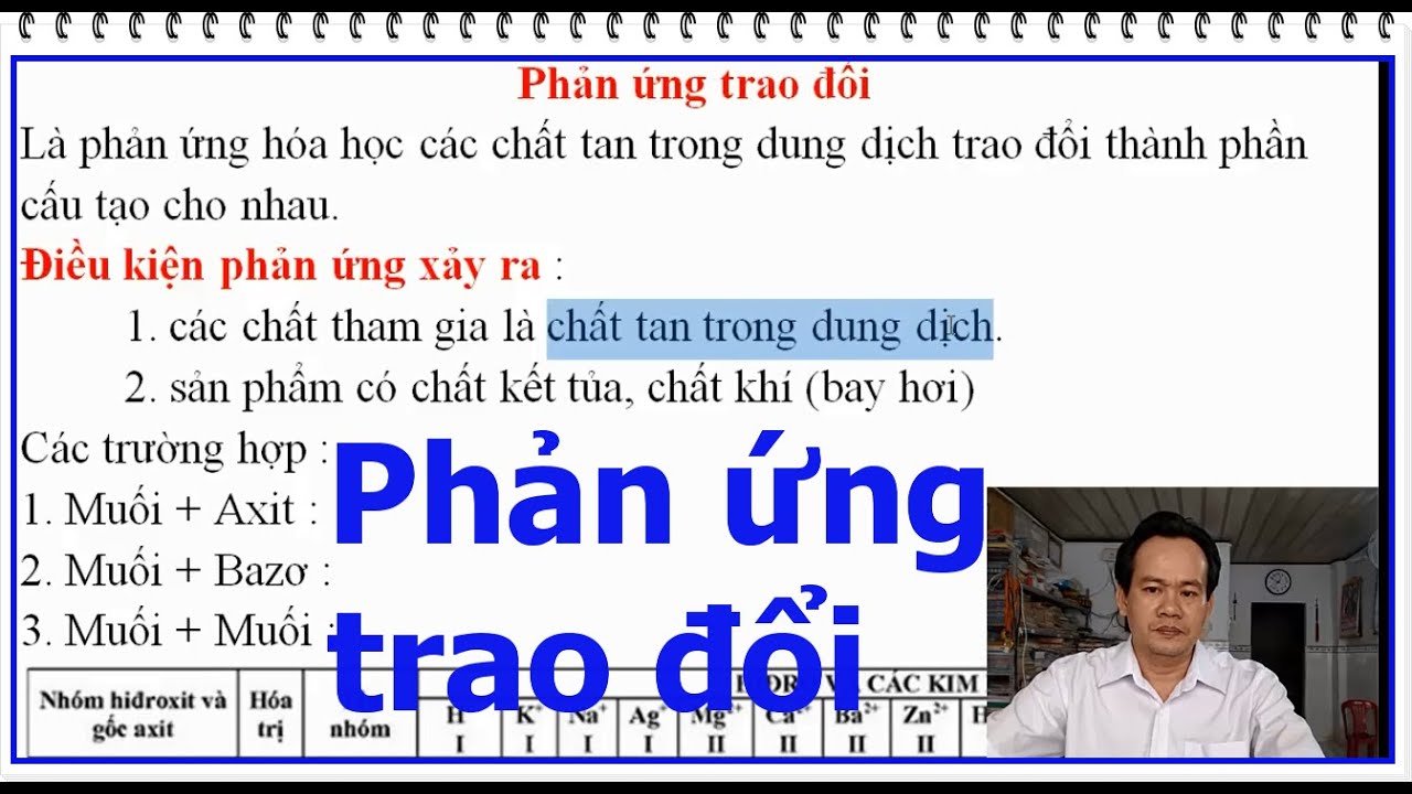 Điều kiện để phản ứng trao đổi xảy ra Gallery 2