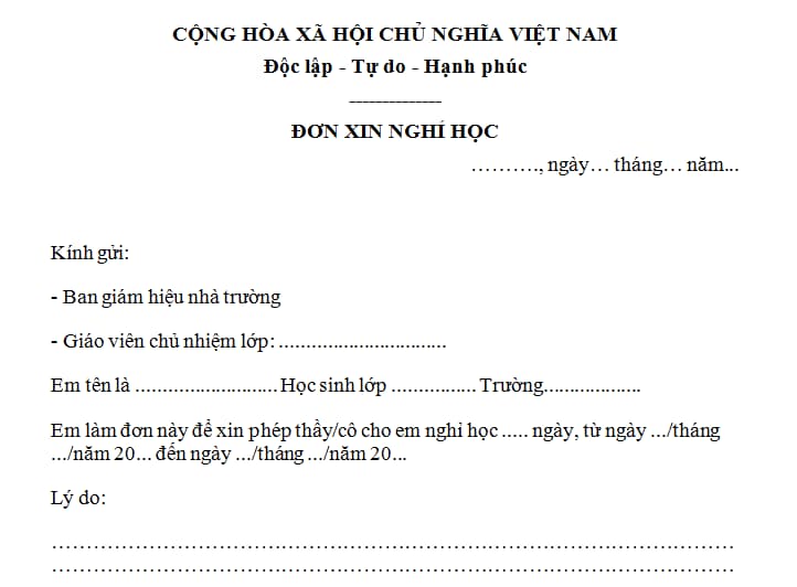 Quy định nghỉ học của học sinh THPT Gallery 1