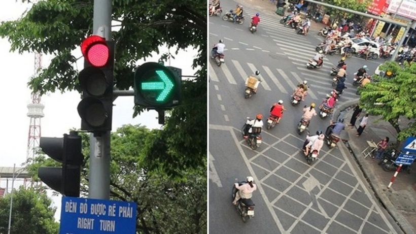 Rẽ phải khi đèn đỏ phạt bao nhiêu? Gallery 1
